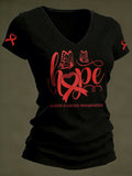 Women's Casual Print Short-Sleeve T-Shirt