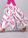 Women's Breast Cancer Pink Ribbon Skirt