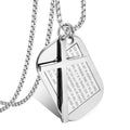 Men's Cross Military Brand Necklace