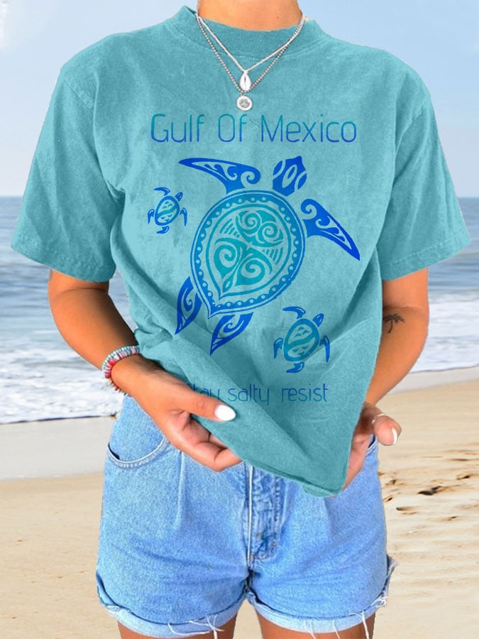 Women's Gulf Of Mexico Print T-Shirt
