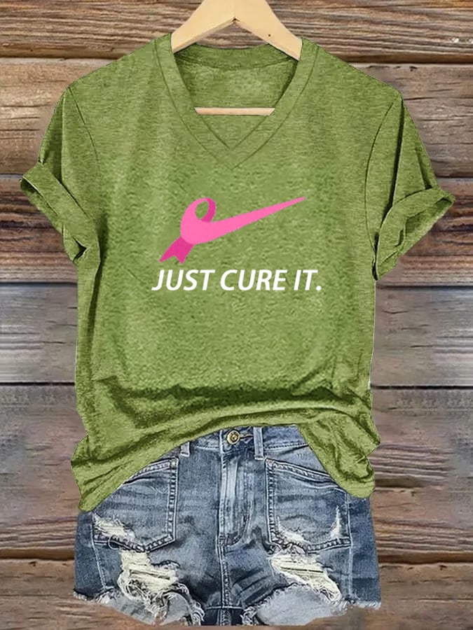 Women's  JUST CURE IT Print T-Shirt