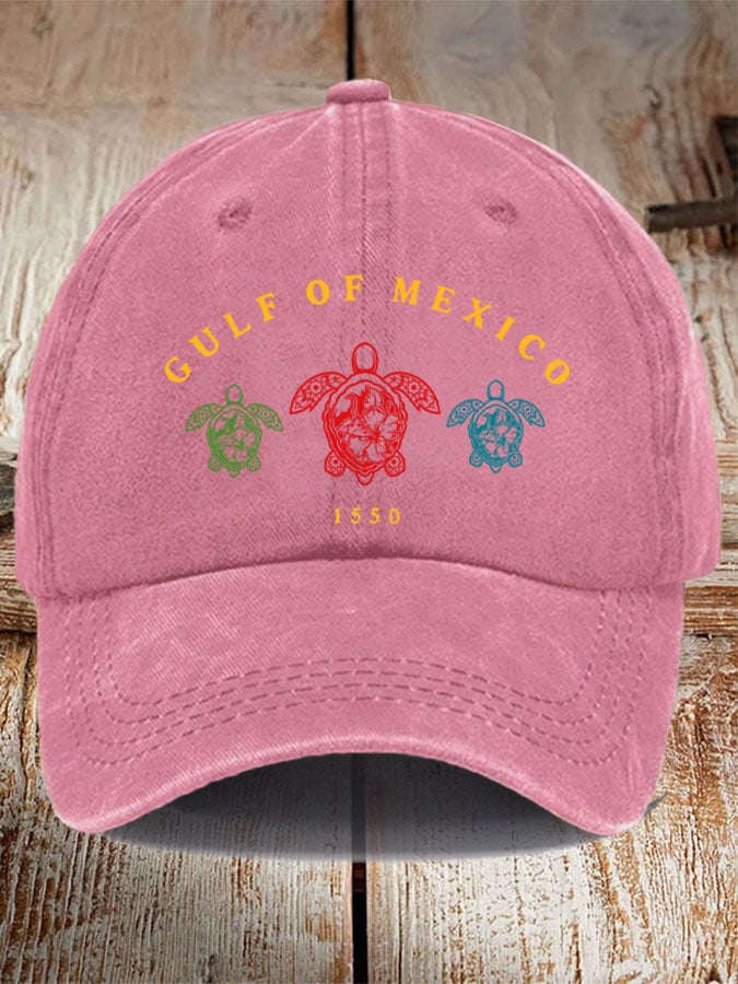 Unisex Gulf Of Mexico Print Hat