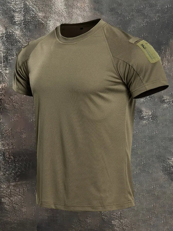 Men's Tactical T-Shirts Short Sleeve Raglan