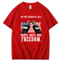 On The Fourth Of July Boats. Hoes. And Freedom 100%Cotton T-Shirt