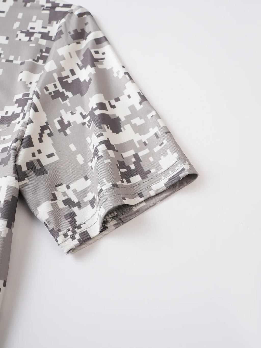 Men's Camouflage Casual Outdoor Crew-Neck Short-Sleeve Jogging Top