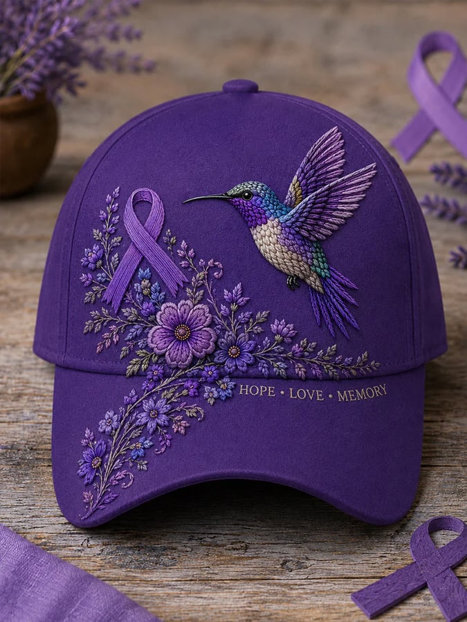 Unisex Alzheimer's Awareness Print Hat