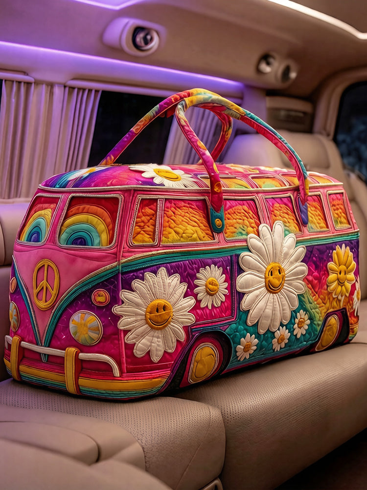 Hippie Box Quilted Travel Bag