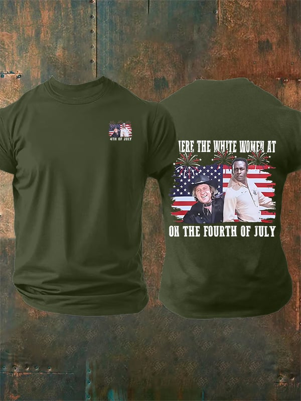 Men's ON THE FOURTH OF JULY Print T-Shirt