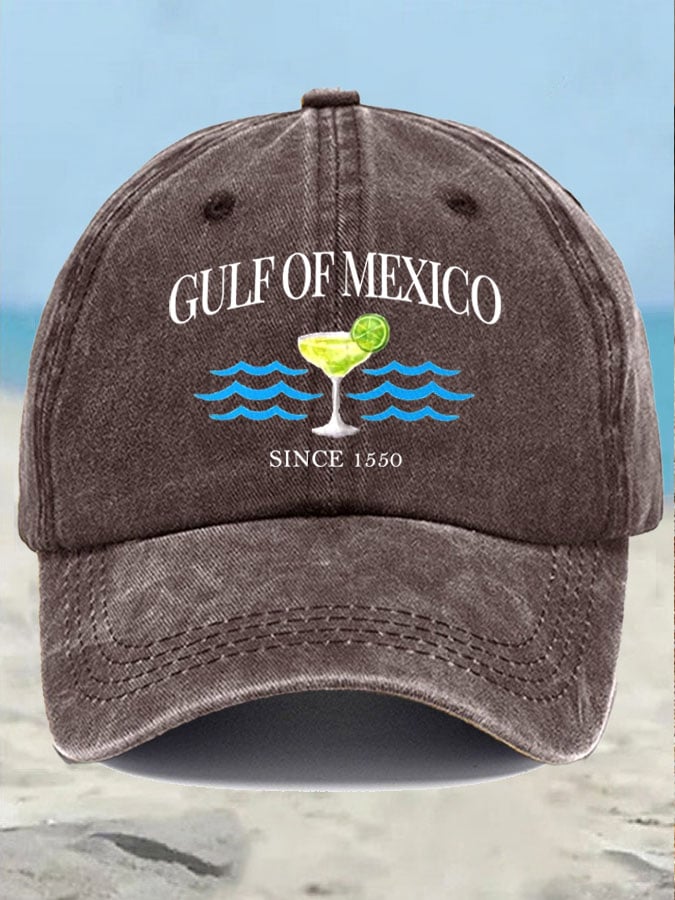 Unisex Gulf Of Mexico Print Hat