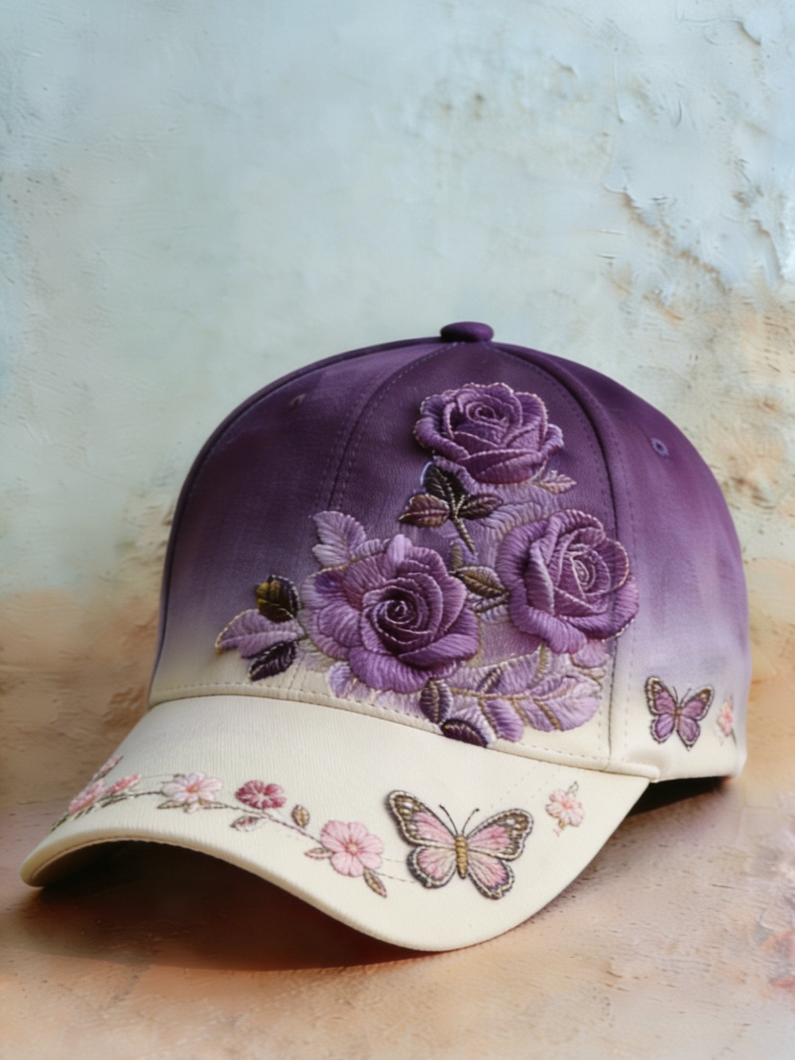Women's Retro Bohemian Floral Print Casual Hat