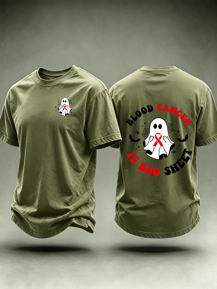 Men's BLOOD CANCER Print T-Shirt