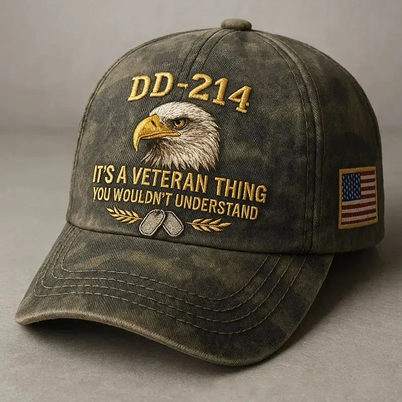 Embroidered DD214 US 250th Anniversary Cap