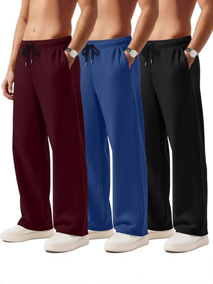 Men's Loose Fitting Casual Pants for Relaxed Fit Oversize Clothing Comfortable Drawstring Lounge