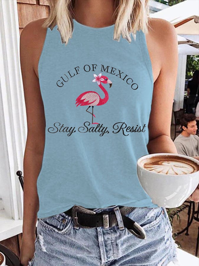 Women's Gulf Of Mexico Print Tank Top