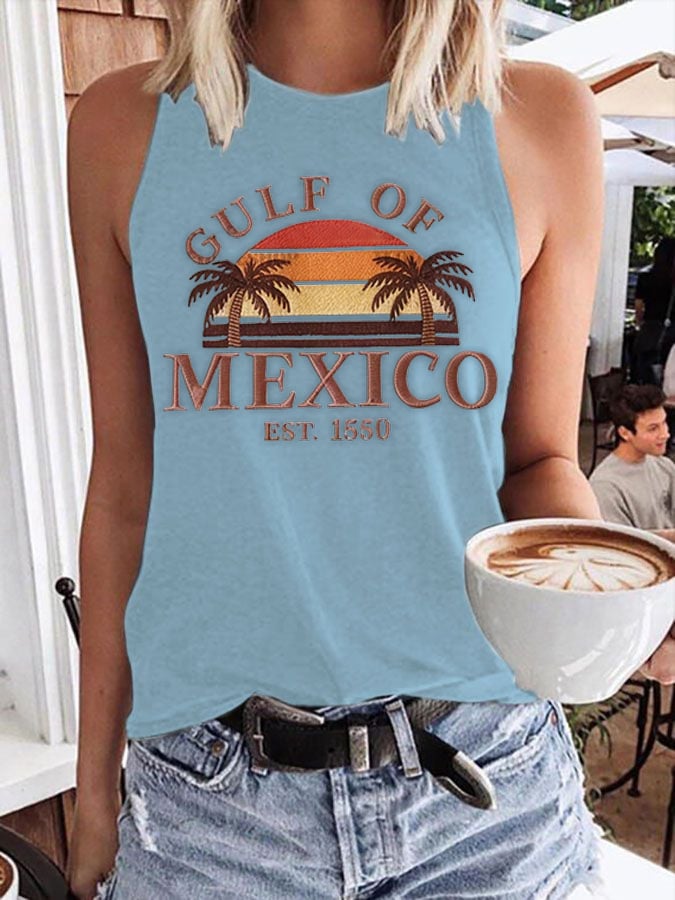 Women's Gulf of Mexico Est 1550 Print Vest