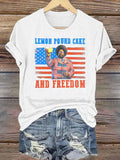 Women's   Lemon Pound Cake  Printed T-Shirt
