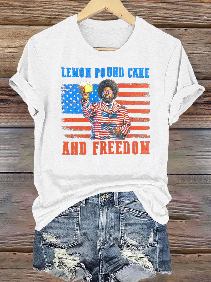 Women's   Lemon Pound Cake  Printed T-Shirt