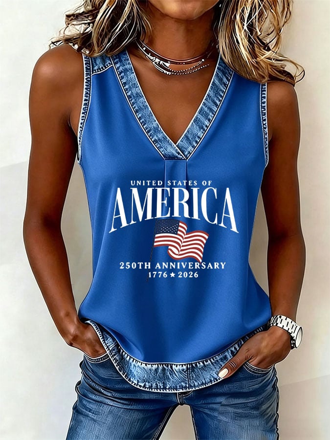 Women's Casual Printed Vest