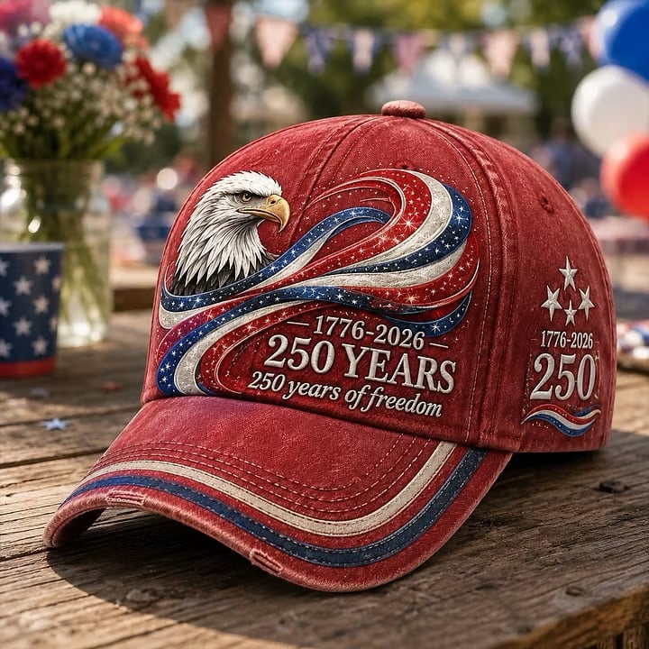 Unisex U.S. 250th Anniversary Printed Baseball Cap