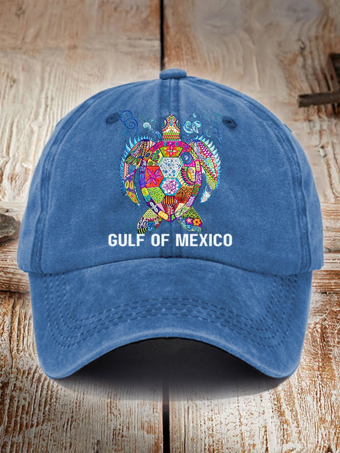 Unisex Gulf Of Mexico Print Hat
