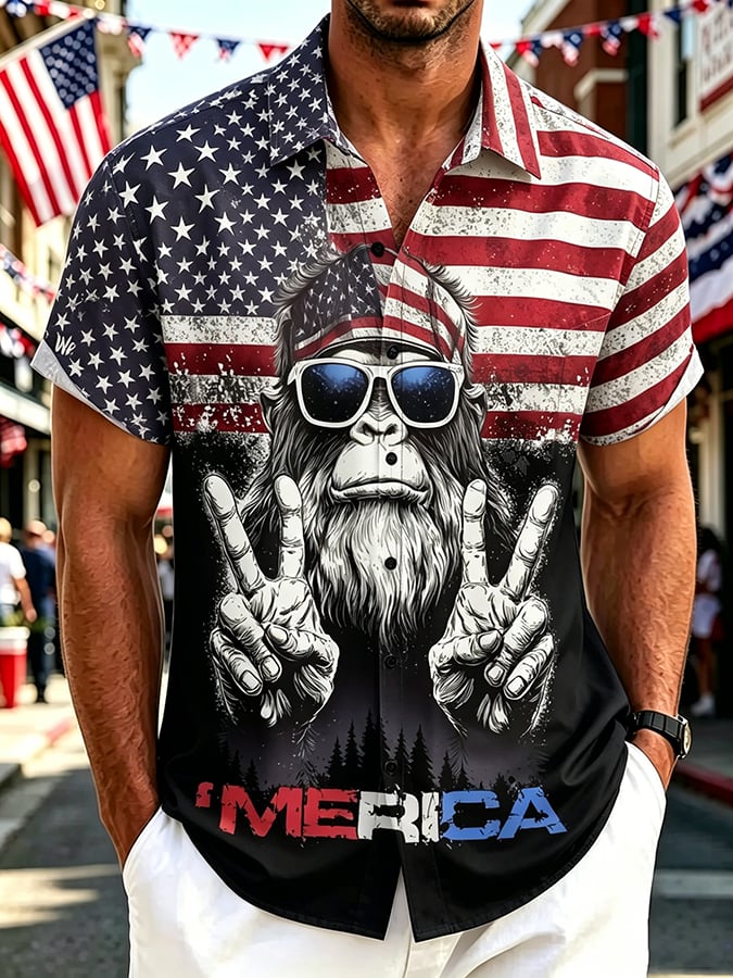 Men's vintage American 250th anniversary shirt