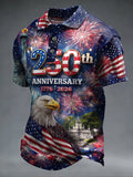 Patriotic 250th USA Eagle Polo