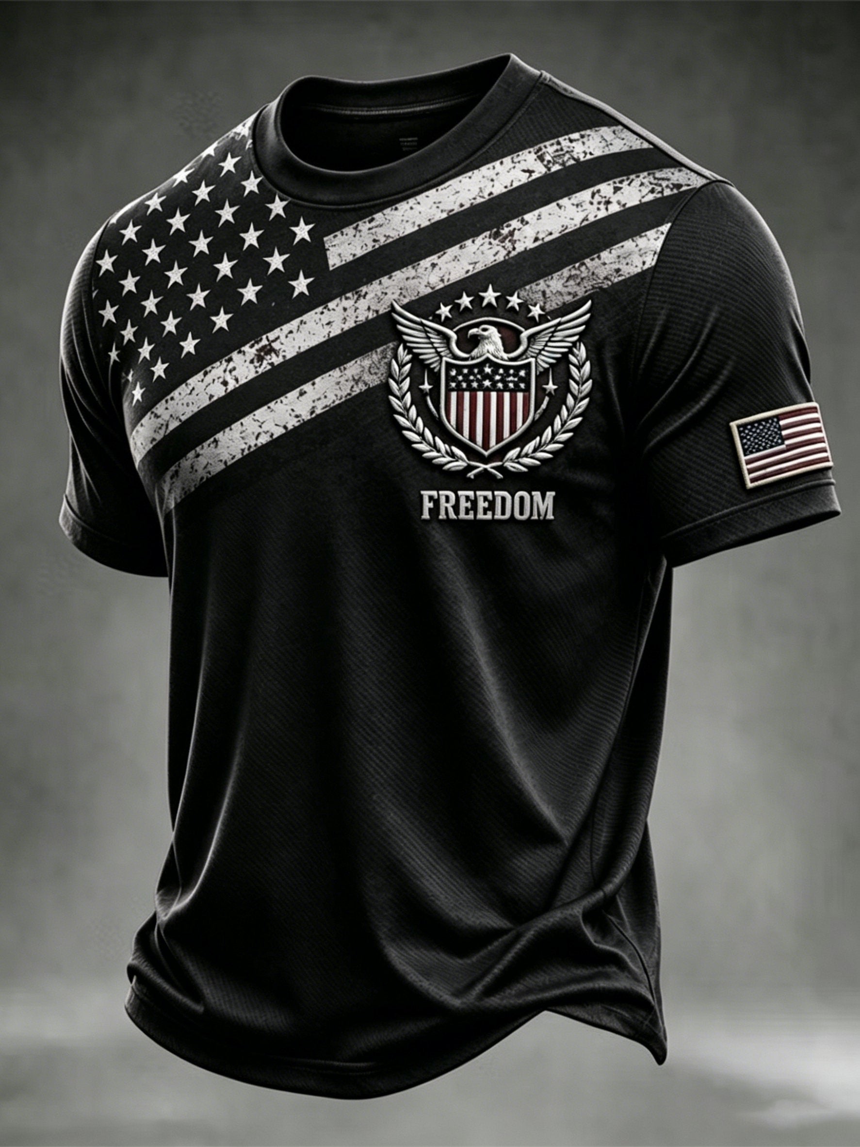 Men's Casual Printed Short-Sleeve T-Shirt