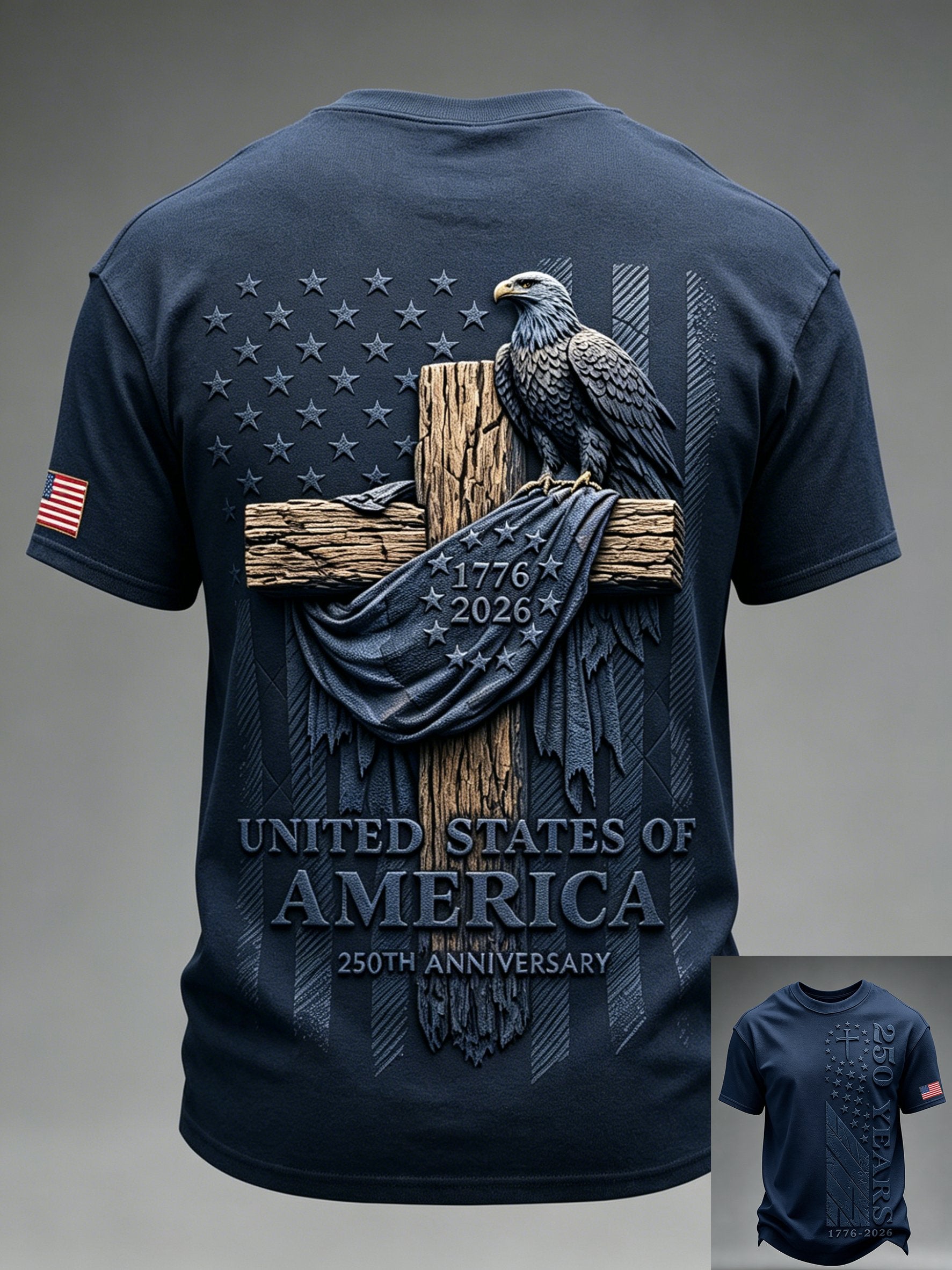Men's 250th Anniversary Faith-Print Top