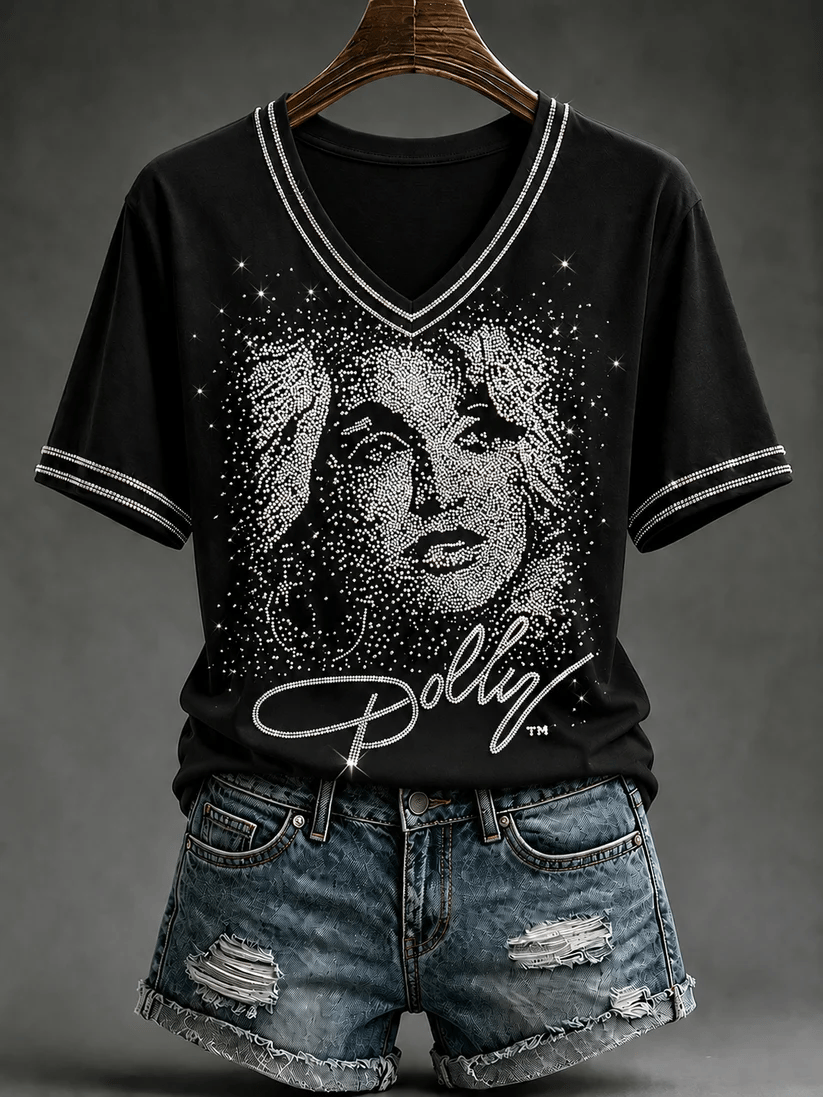 Women's Country Music Legend Tribute Printed T-shirt