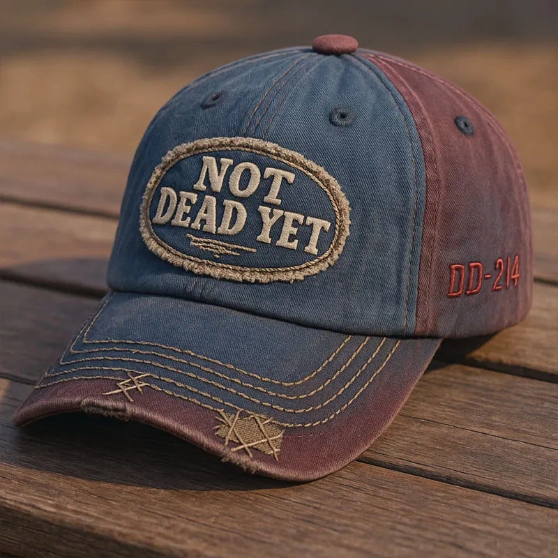 Veterans Casual Not Dead Yet Pattern Hats