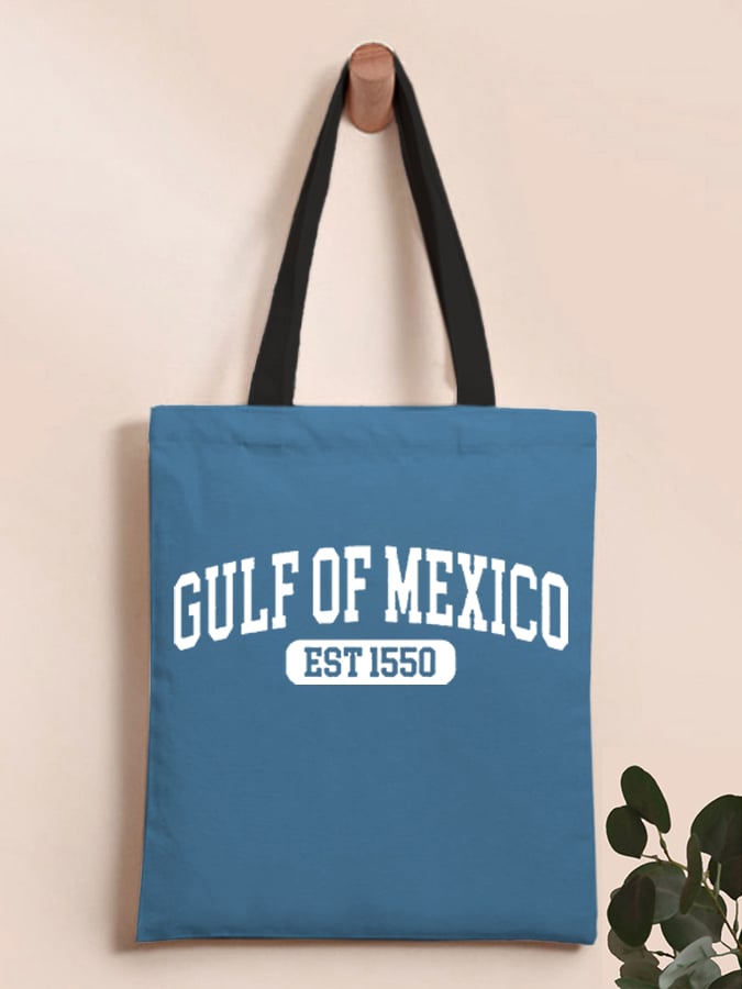 Gulf of Mexico Est 1550 Printed Shoulder Bag Handbag