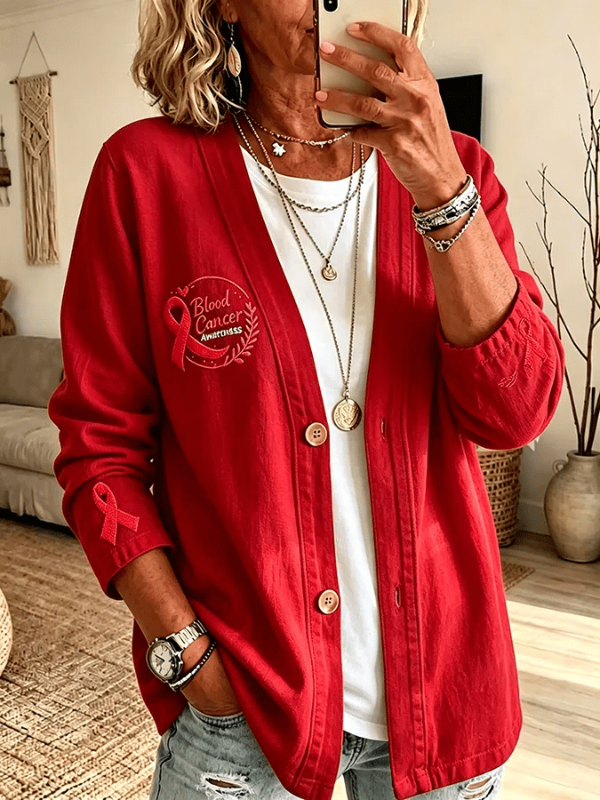 Women's Casual Printed Cardigan