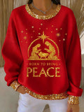Women's Faith Art Print Sweatshirt