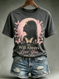 Women's Rip Country Music Lover Queen of Country Print T-Shirt
