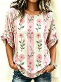 Women's Floral Print Casual Top