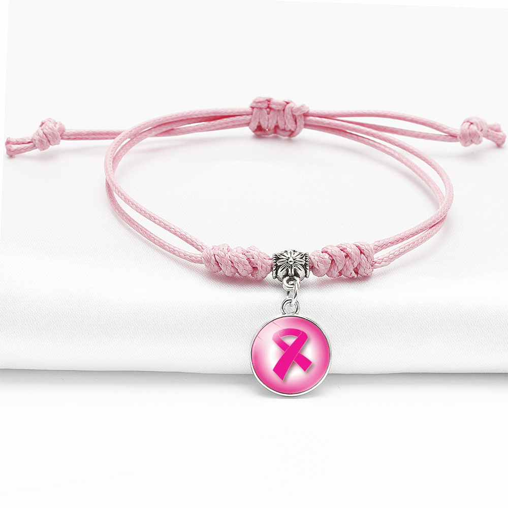 Breast Cancer Awareness Women's Handmade Bracelet