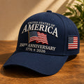 America 250th Anniversary Flag Baseball Cap