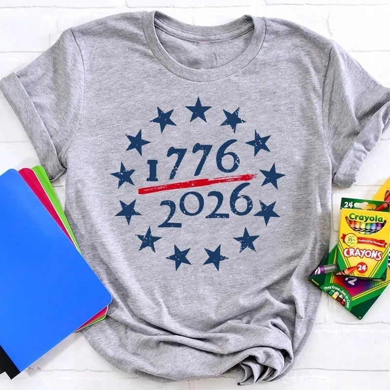 USA 250th Anniversary Cotton T-Shirt
