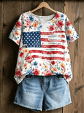 Women's  American 250th Print T-Shirt
