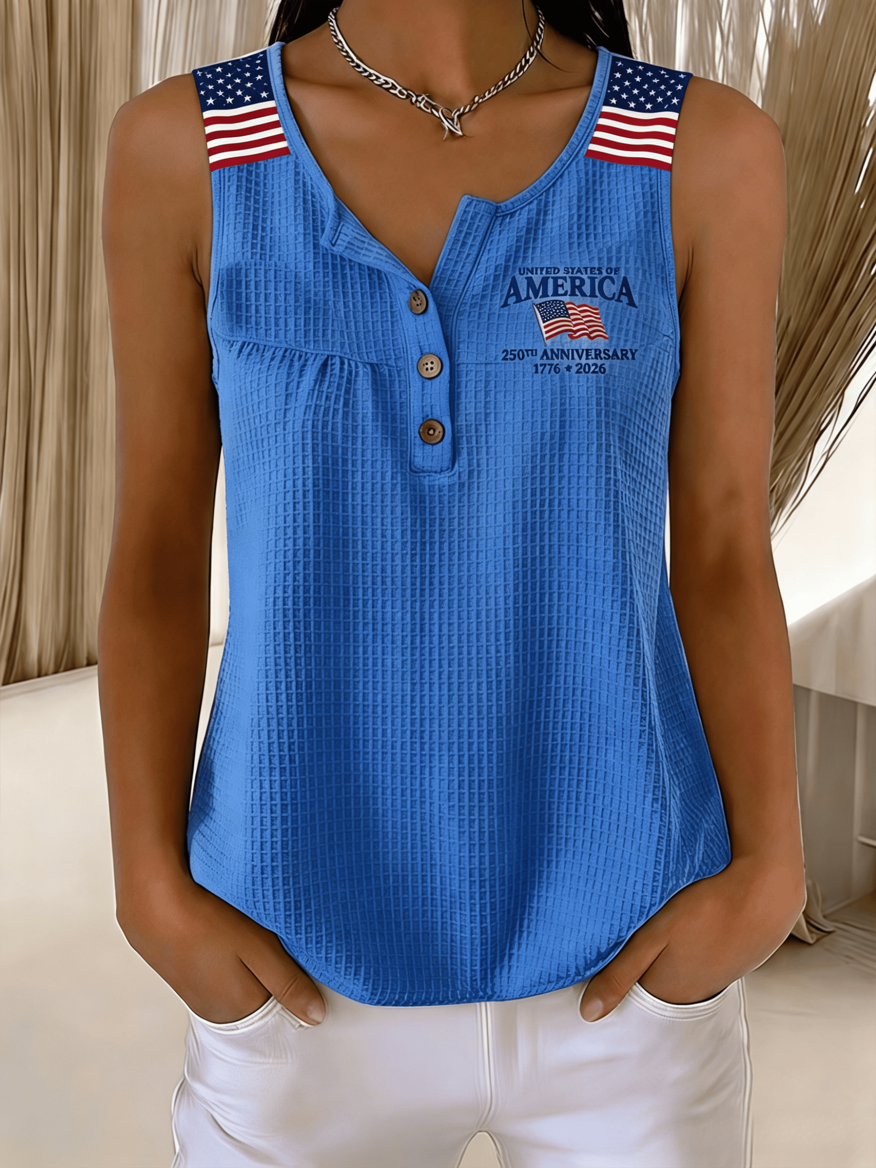 Women’s USA 250th Anniversary Freedom Graphic Tank Top