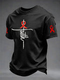 Men's Blood Cancer Awareness Graphic T-Shirt