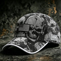 Retro Dark-style Skull Art Print Casual Cap