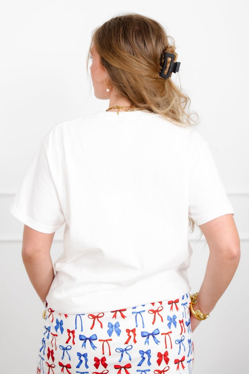 Plus/Reg Short Sleeve "USA Dog" Graphic Tee