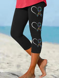 Women's Fight Cancer In All Colors Cancer Awareness Leggings