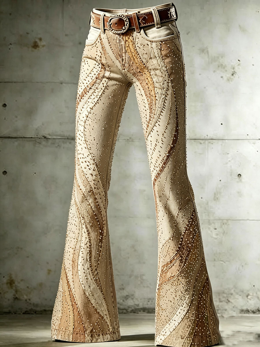 Ladies' Western Style Daily Casual Denim Pants