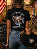 Since 1776, Faith, Liberty, And Family – Women'S 250th Anniversary Of American Faith Print Short-Sleeve T-Shirt