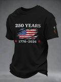 Men's Casual Printed Short-Sleeve T-Shirt