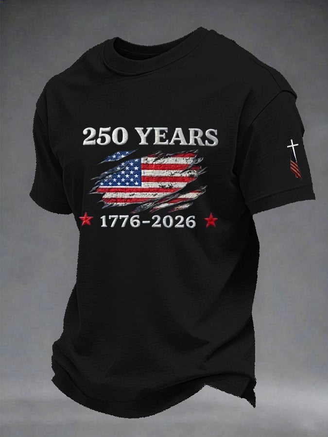 Men's Casual Printed Short-Sleeve T-Shirt
