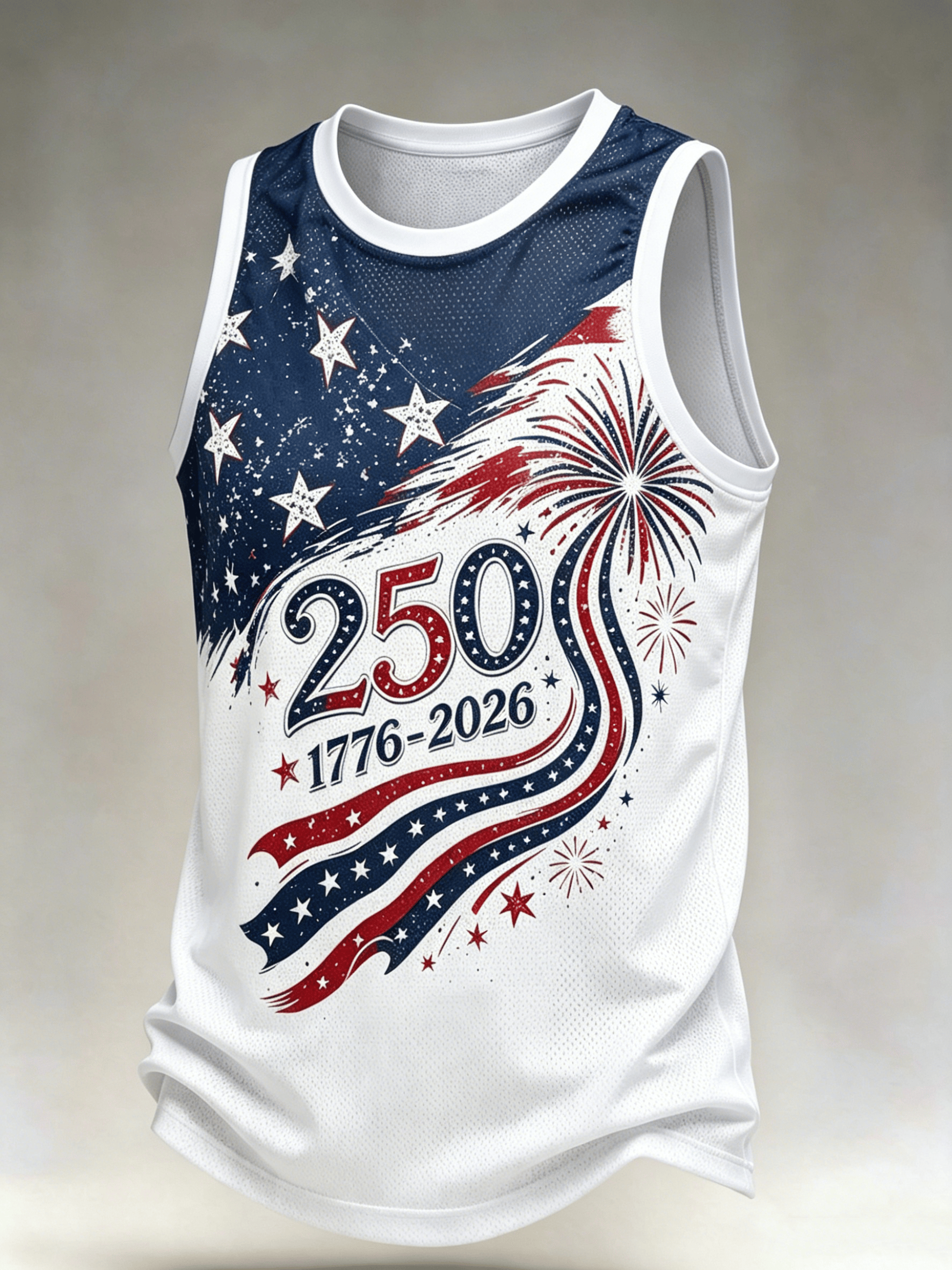 Men's US Independence Day Print Tank Top