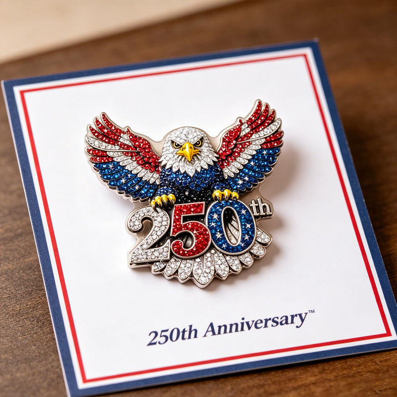 US 250th Anniversary Commemorative Brooch